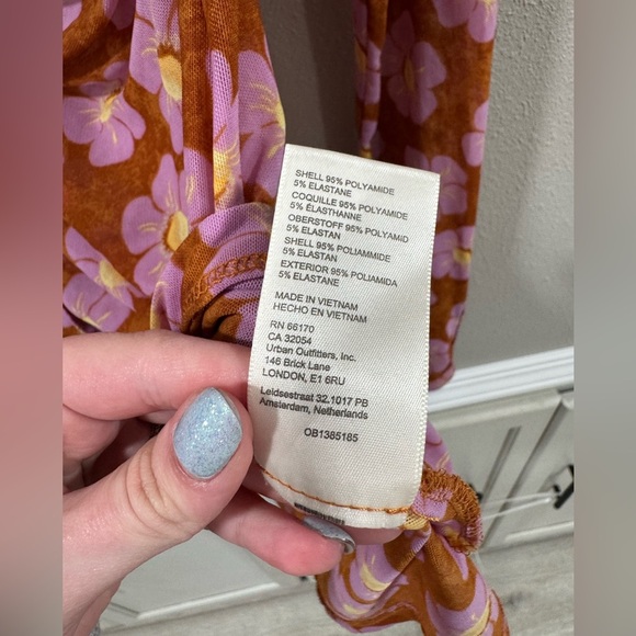 NWOT FREE PEOPLE LUCKY FLOWER SHIRT - Picture 6 of 7